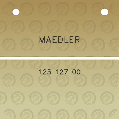 maedler-125-127-00