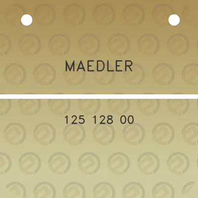 maedler-125-128-00