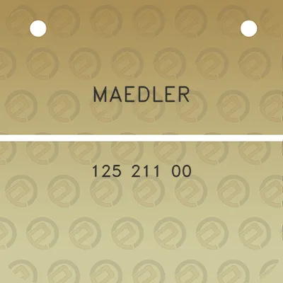 maedler-125-211-00