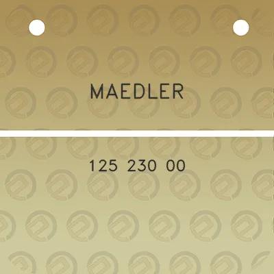 maedler-125-230-00