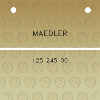 maedler-125-245-00