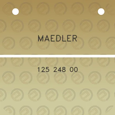 maedler-125-248-00