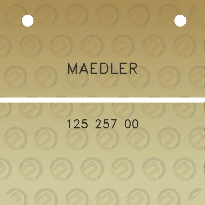 maedler-125-257-00