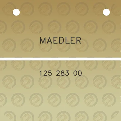 maedler-125-283-00