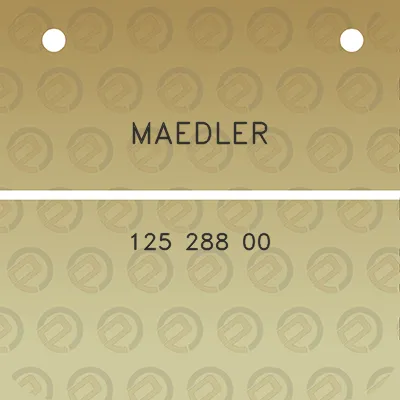 maedler-125-288-00