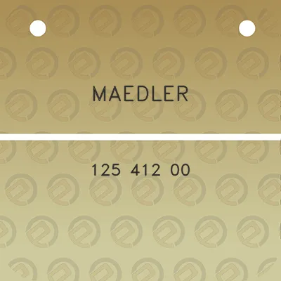 maedler-125-412-00