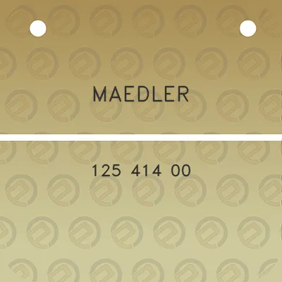 maedler-125-414-00