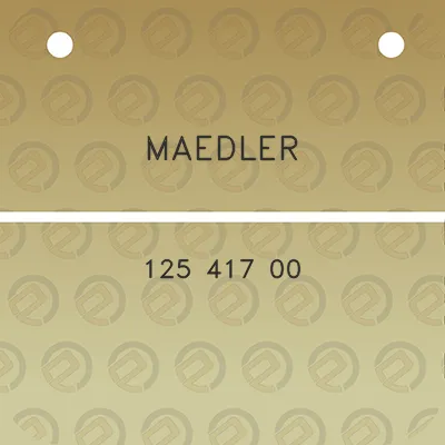 maedler-125-417-00