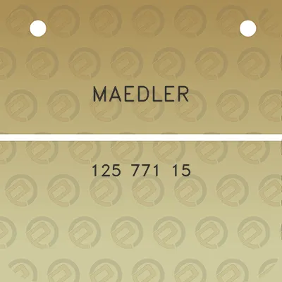 maedler-125-771-15