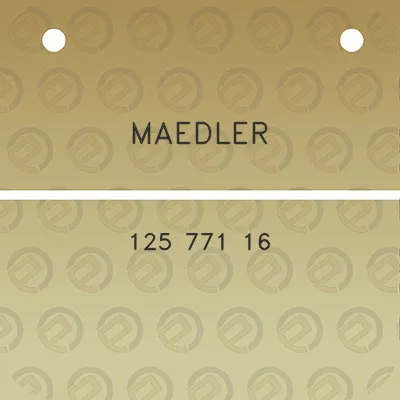 maedler-125-771-16