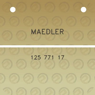 maedler-125-771-17