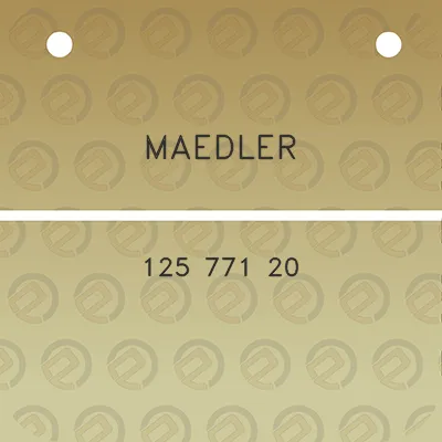 maedler-125-771-20