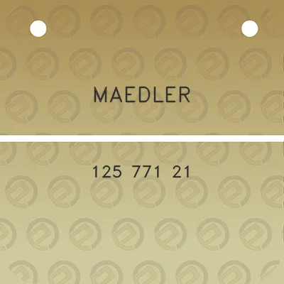 maedler-125-771-21