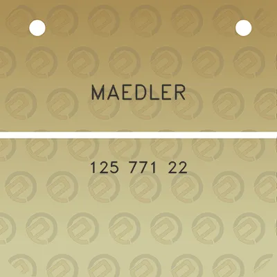 maedler-125-771-22