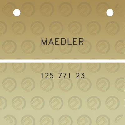 maedler-125-771-23