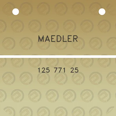 maedler-125-771-25