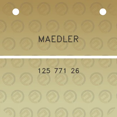 maedler-125-771-26