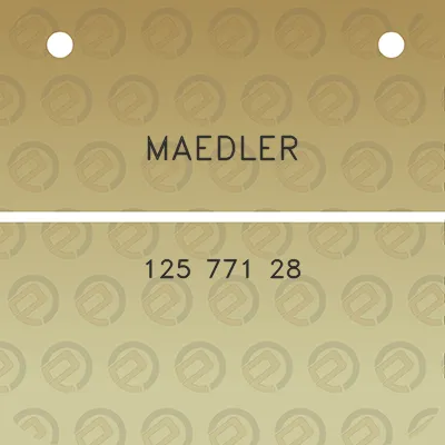 maedler-125-771-28