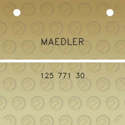 maedler-125-771-30