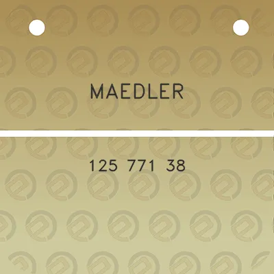 maedler-125-771-38