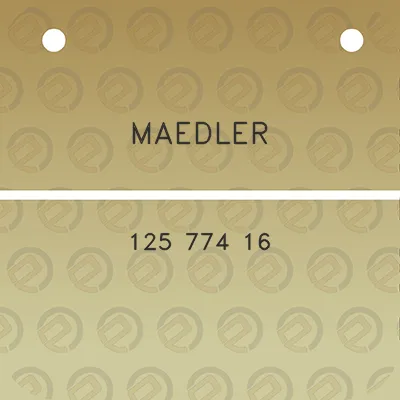 maedler-125-774-16