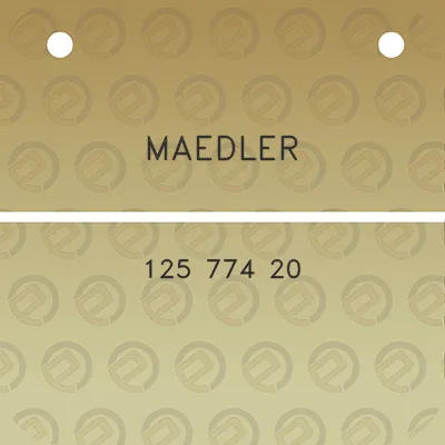 maedler-125-774-20