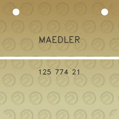 maedler-125-774-21