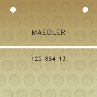 maedler-125-884-13