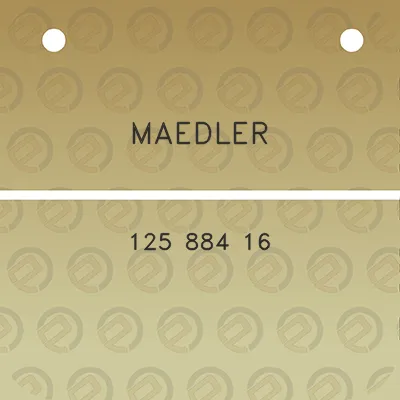 maedler-125-884-16
