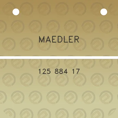 maedler-125-884-17