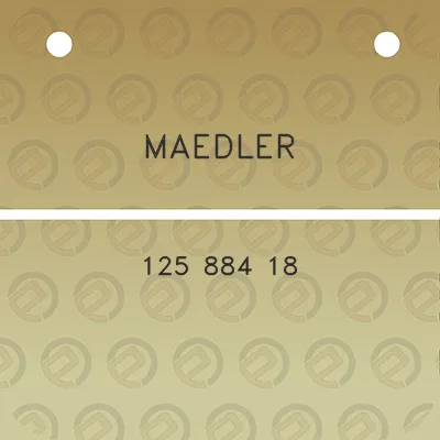 maedler-125-884-18