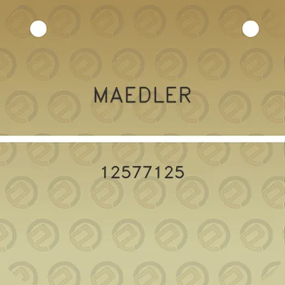 maedler-12577125