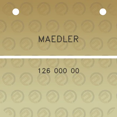 maedler-126-000-00