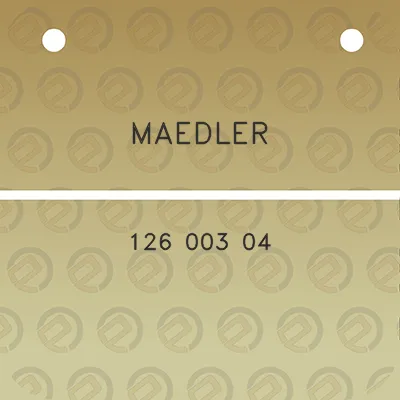 maedler-126-003-04