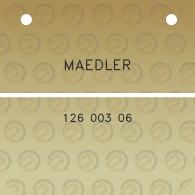 maedler-126-003-06