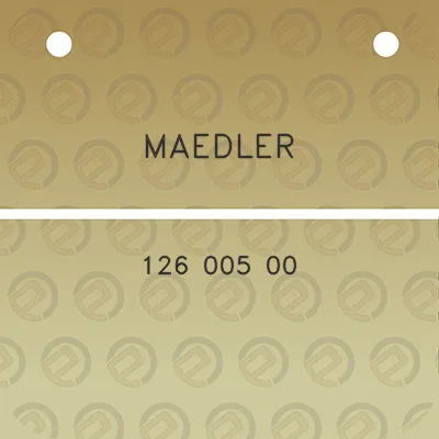 maedler-126-005-00