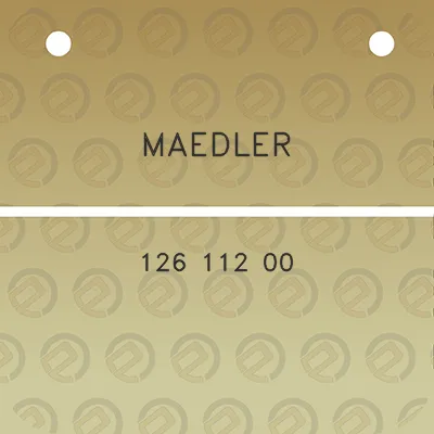 maedler-126-112-00