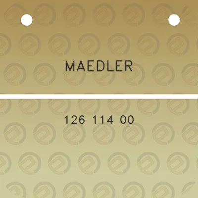 maedler-126-114-00