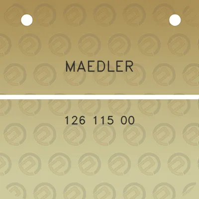 maedler-126-115-00