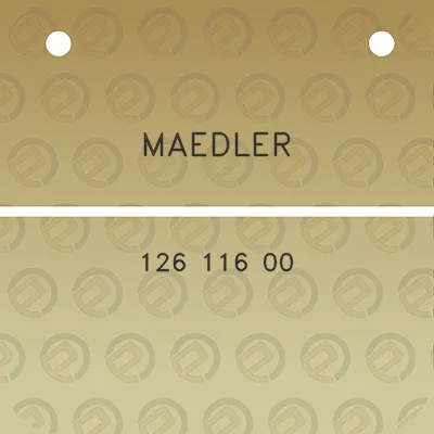 maedler-126-116-00