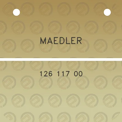 maedler-126-117-00