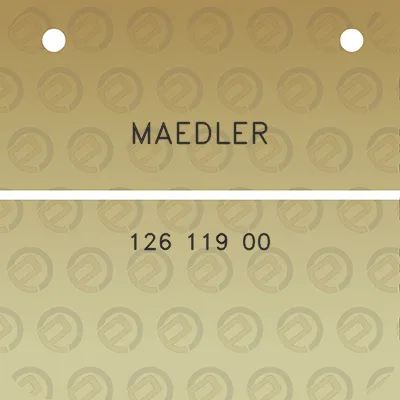 maedler-126-119-00