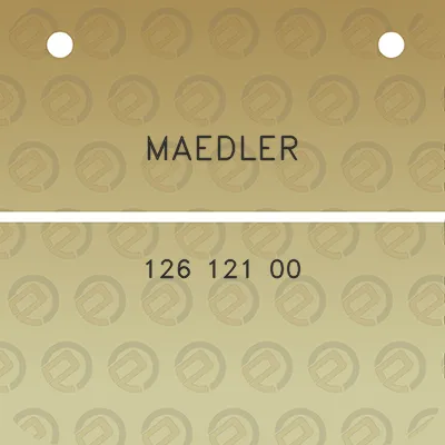 maedler-126-121-00