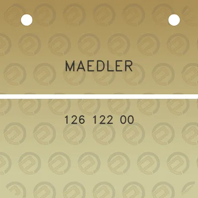 maedler-126-122-00