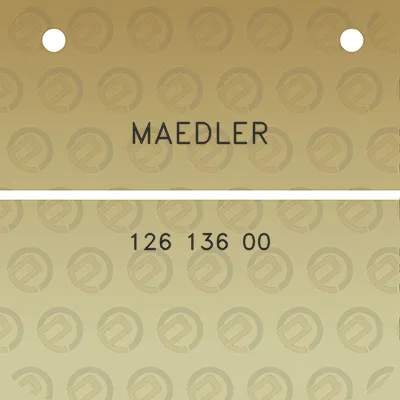 maedler-126-136-00