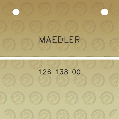maedler-126-138-00