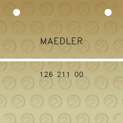 maedler-126-211-00