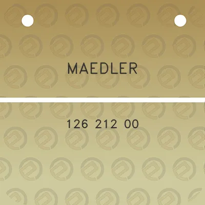 maedler-126-212-00