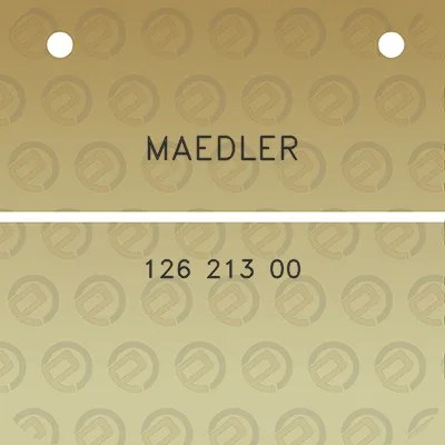 maedler-126-213-00