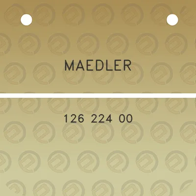 maedler-126-224-00